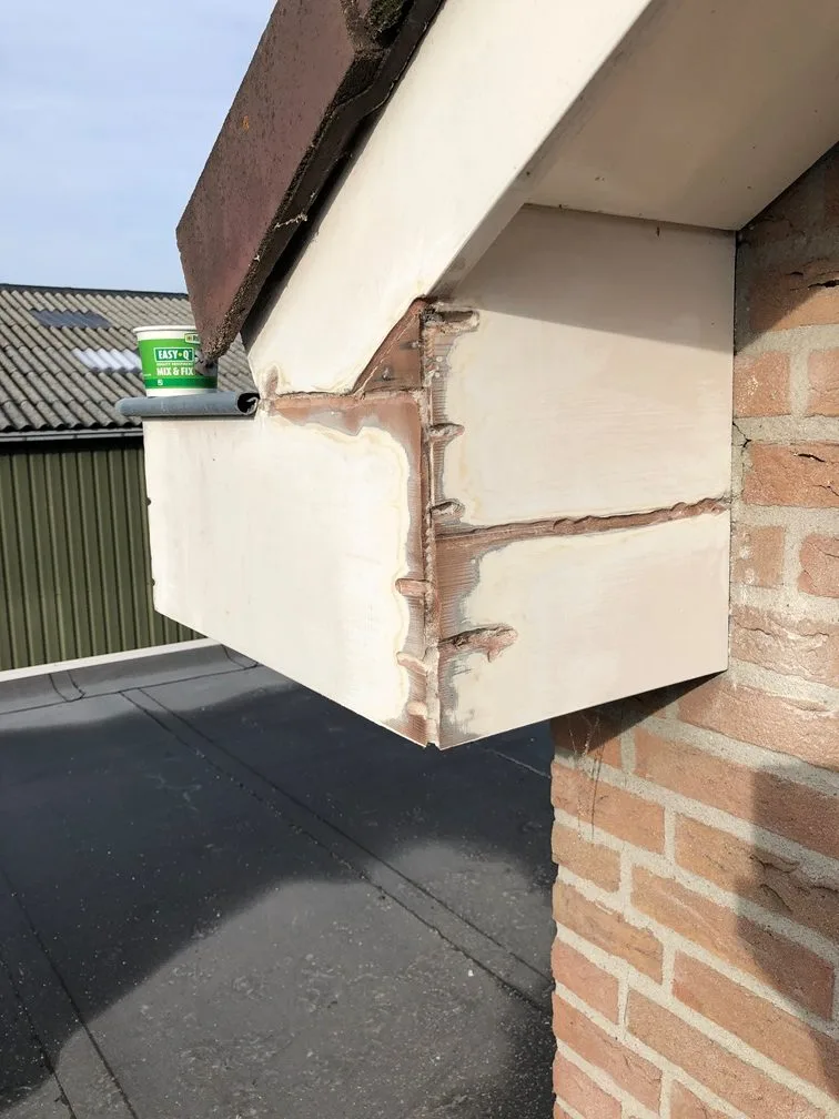 linker goothoek na frezen