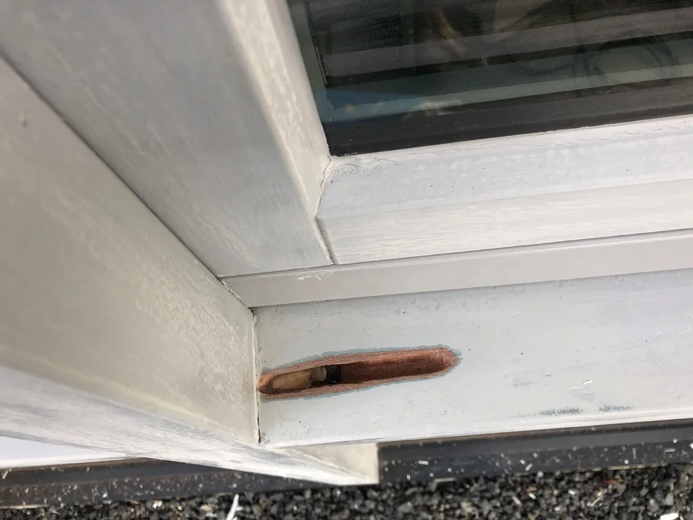 Scheuren uitgefreesd